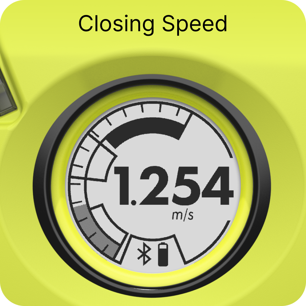 Values can be saved to computer for graphing, analysis or future processing.