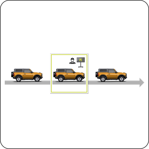 Single Station

Fixed location, overhead displays, optimized for operator efficiency and repeatability.