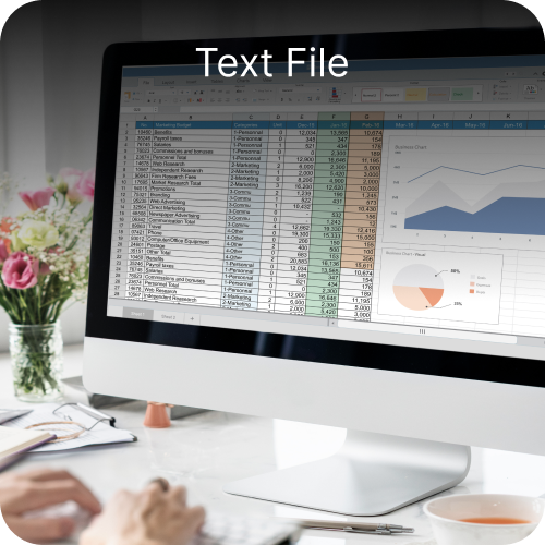 Values can be saved to computer for graphing, analysis or future processing.