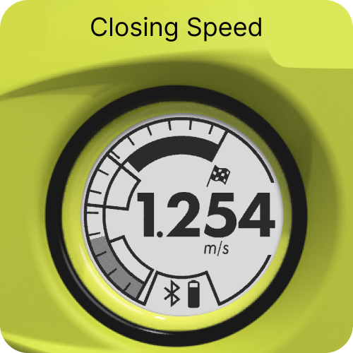 Analyze the dynamics of the closing motion with high-resolution inertial data. The EnergyPod measures angular speed at any mounting position, revealing exactly how fast a door needs or shouldn’t need to be pushed to achieve a clean, confident latch.